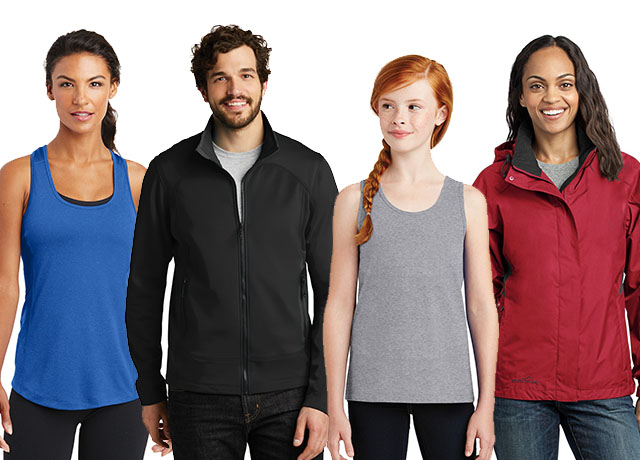 Multiple people wearing clothes in a collage, featured on MarkIt Merchandise's blog.