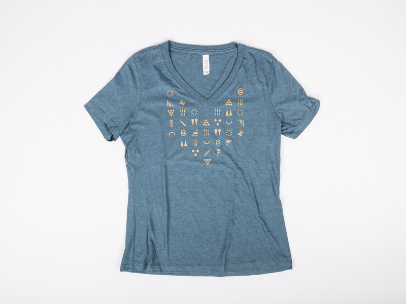 ArtPrize Nine Gold Glyphs T-Shirt, featured on MarkIt Merchandise's blog