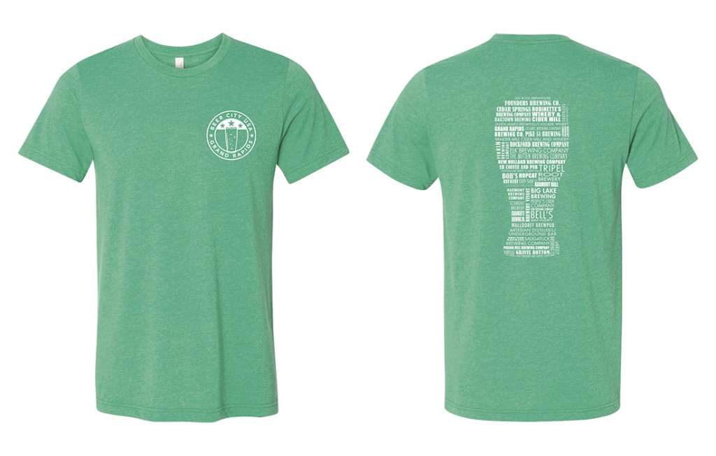 Green Beer City USA Pint Glass T-Shirt