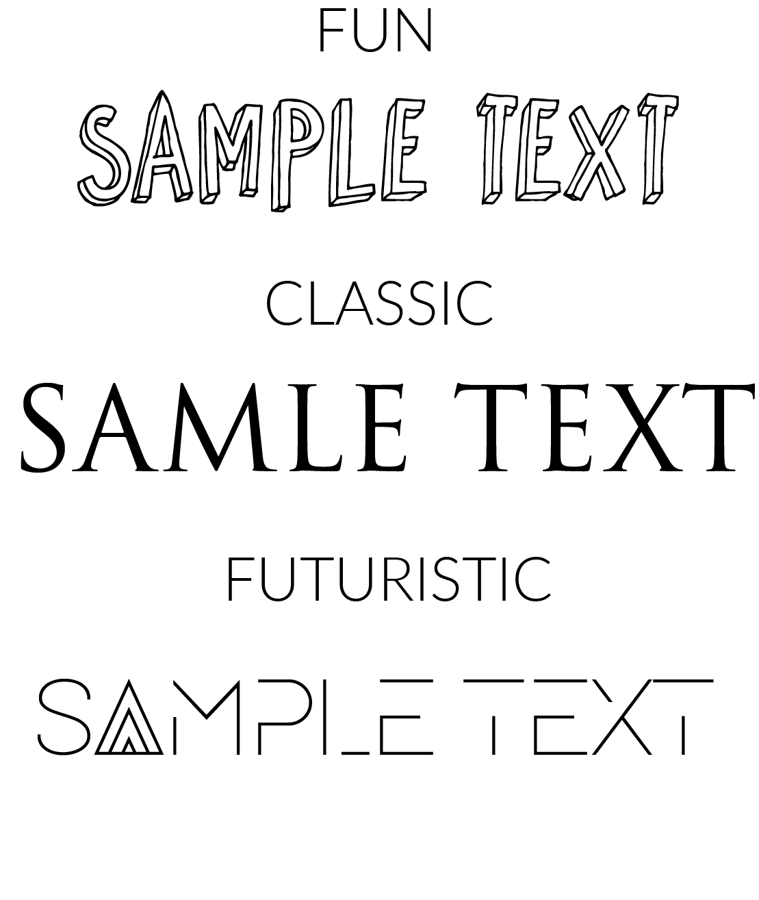rightfont vs typeface